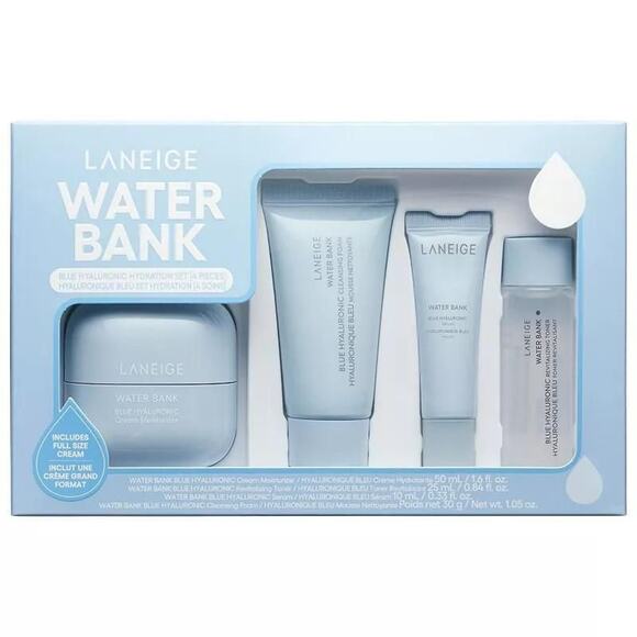 LANEIGE Water Bank Blue Hyaluronic Hydration Set ($56 value) - Picture 1 of 4